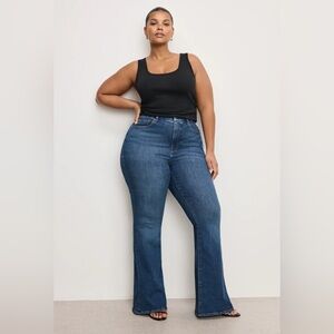 NWT Good American Good Classic Boot Indigo511 size 22